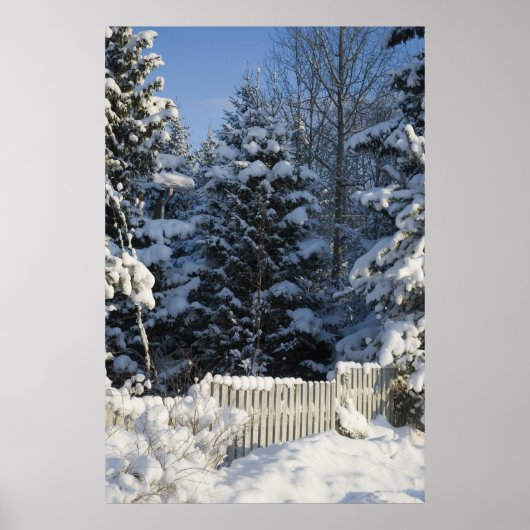 Winterlandschap Poster (Voorkant)