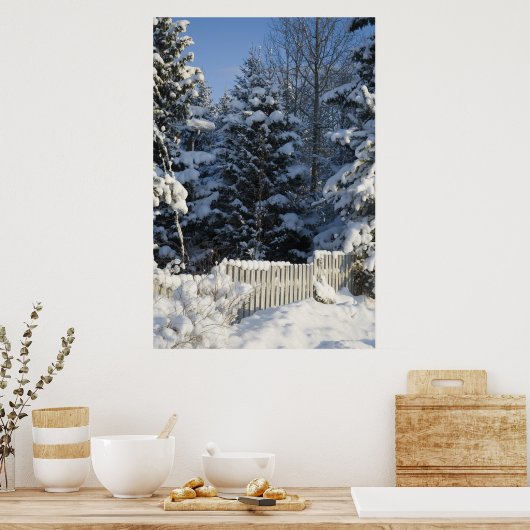 Winterlandschap Poster (Keuken)