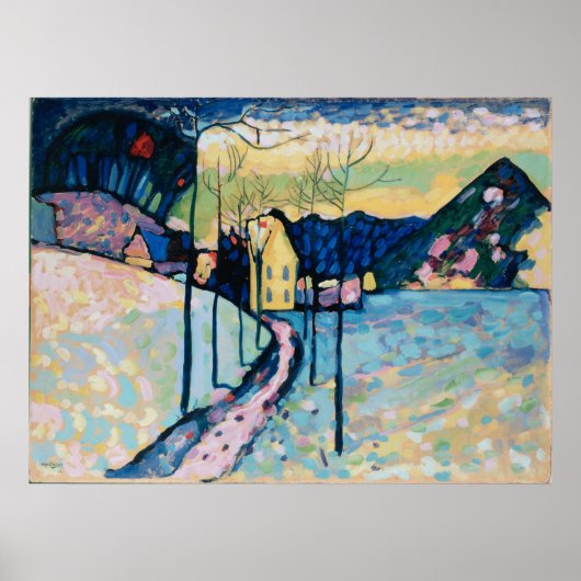 Winterlandschap Poster (Voorkant)