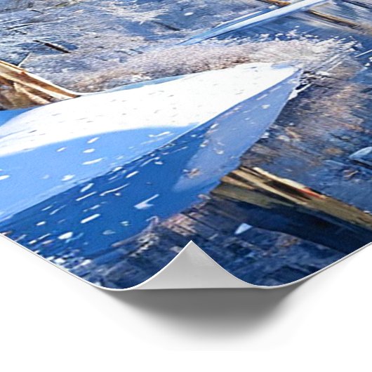 Winterlandschap Poster (Hoek)