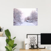 Winterlandschap Poster (Thuiskantoor)