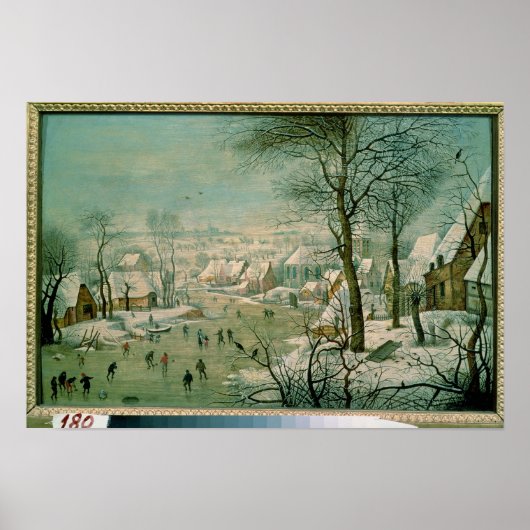Winterlandschap Poster (Voorkant)