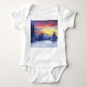 Winterlandschap Romper (Voorkant)