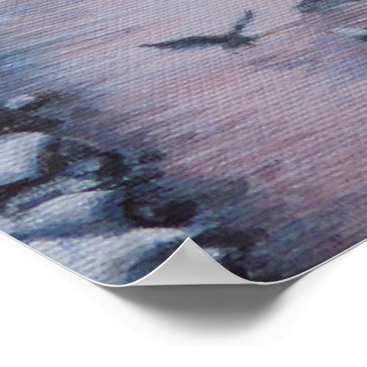 Winterlandschap Schilderen 9 Eagles Cheakamus Poster (Hoek)