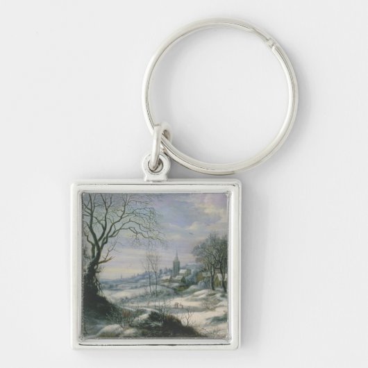Winterlandschap Sleutelhanger (Voorkant)