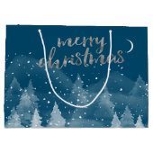 Winterlandschap Sneeuw Groot Cadeauzakje (Achterkant)