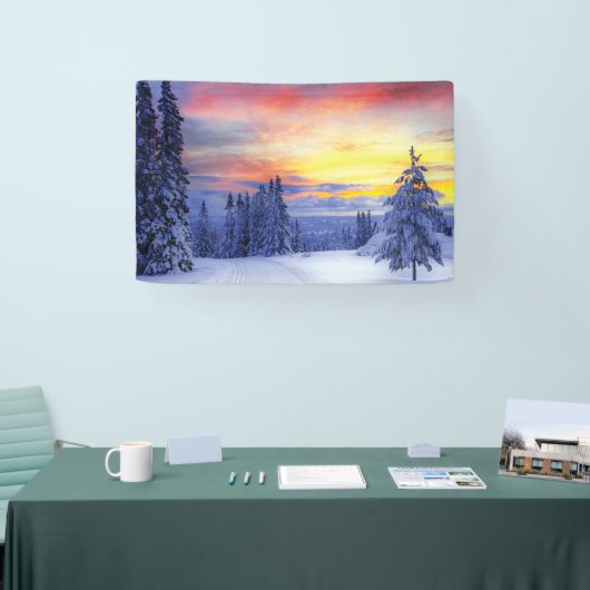 Winterlandschap Spandoek (Beurs)