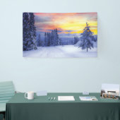 Winterlandschap Spandoek (Beurs)