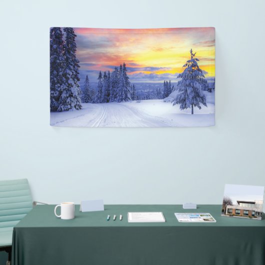 Winterlandschap Spandoek (Beurs)
