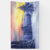 Winterlandschap Spandoek (Verticaal)