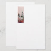 Winterlandschap Stationery Briefpapier (Voorkant / Achterkant)