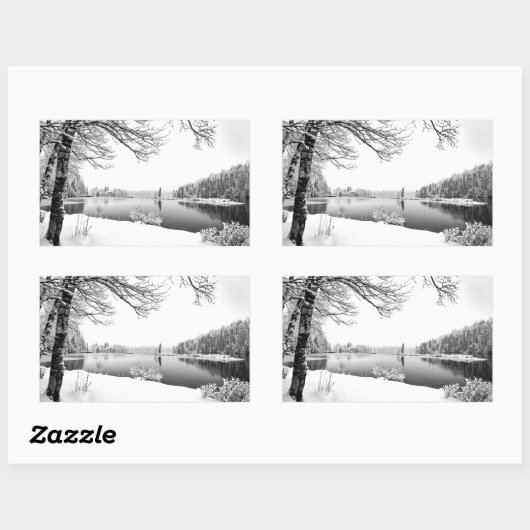 winterlandschap stickers (Vel)