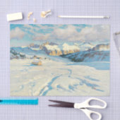 Winterlandschap Tissuepapier (Craft)