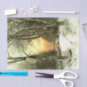 Winterlandschap Tissuepapier (Craft)