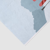 Winterlandschap Tissuepapier (Detail)