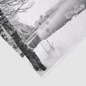 winterlandschap-tissuepapier tissuepapier (Detail)