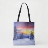 Winterlandschap Tote Bag (Voorkant)