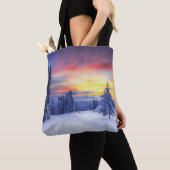 Winterlandschap Tote Bag (Dichtbij)