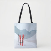Winterlandschap Tote Bag (Voorkant)