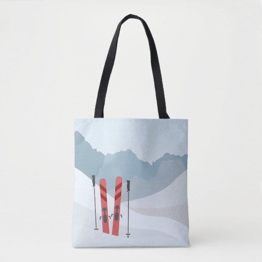 Winterlandschap Tote Bag (Voorkant)