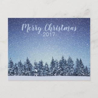 Winterlandschap Vakantie Kerst Briefkaart