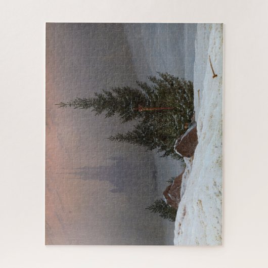 Winterlandschap van Caspar David Friedrich Legpuzzel (Verticaal)