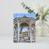 Winterlandschap van de tuin van de Herb (Briefkaar Briefkaart (Staand voorkant)