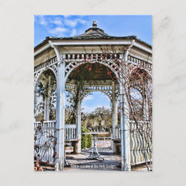 Winterlandschap van de tuin van de Herb (Briefkaar Briefkaart