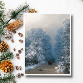 Winterlandschap van Ivan Aivazovsky Briefkaart