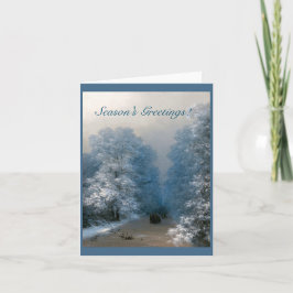 Winterlandschap van Ivan Aivazovsky Kaart