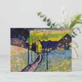Winterlandschap van Wassily Kandinsky Bedankkaart (Staand voorkant)