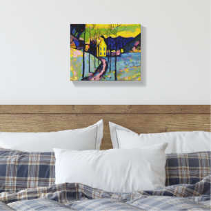 Winterlandschap van Wassily Kandinsky Canvas Afdruk