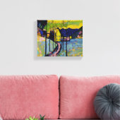 Winterlandschap van Wassily Kandinsky Canvas Afdruk (Insitu (Woonkamer))
