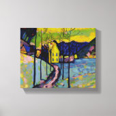 Winterlandschap van Wassily Kandinsky Canvas Afdruk (Voorkant)