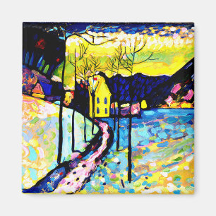 Winterlandschap van Wassily Kandinsky Magneet