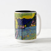 Winterlandschap van Wassily Kandinsky Tweekleurige Koffiemok (Voorkant rechts)