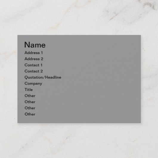 Winterlandschap Visitekaartje (Voorkant)