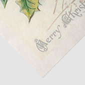  winterlandschap voor Kerstmis Tissuepapier (Detail)