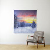 Winterlandschap Wandkleed (In situ)