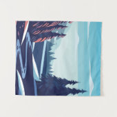 Winterlandschap Wandkleed (Voorkant (horizontaal))