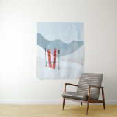 Winterlandschap Wandkleed (In situ)