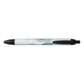 Winterlandschap Zwarte Inkt Pen (Achterkant)