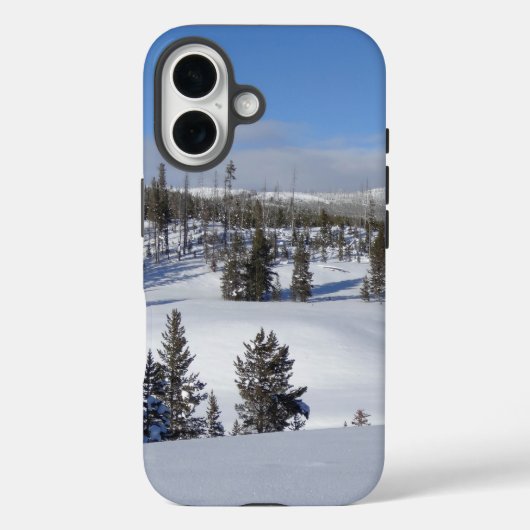 Winterlandschapfotografie in Yellowstone Case-Mate iPhone Case (Achterkant)