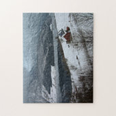 Winterlandschappen, Noorwegen/Scandinavië Legpuzzel (Verticaal)