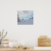 Winterlandschapsfoto Poster (Keuken)