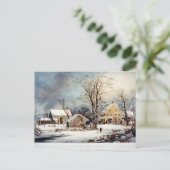 Winterlandschapskaart Briefkaart (Staand voorkant)