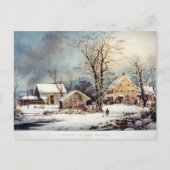 Winterlandschapskaart Briefkaart (Voorkant)