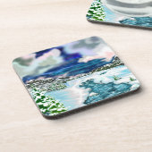 Winterlandschapsschilder Onderzetter (Linkerzijde)