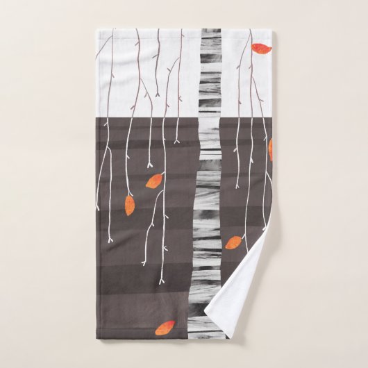 Winterlandschapsstructuur Bad Handdoek (Handdoek)