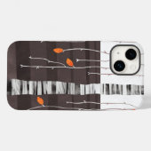 Winterlandschapsstructuur Case-Mate iPhone Case (Achterkant (horizontaal))